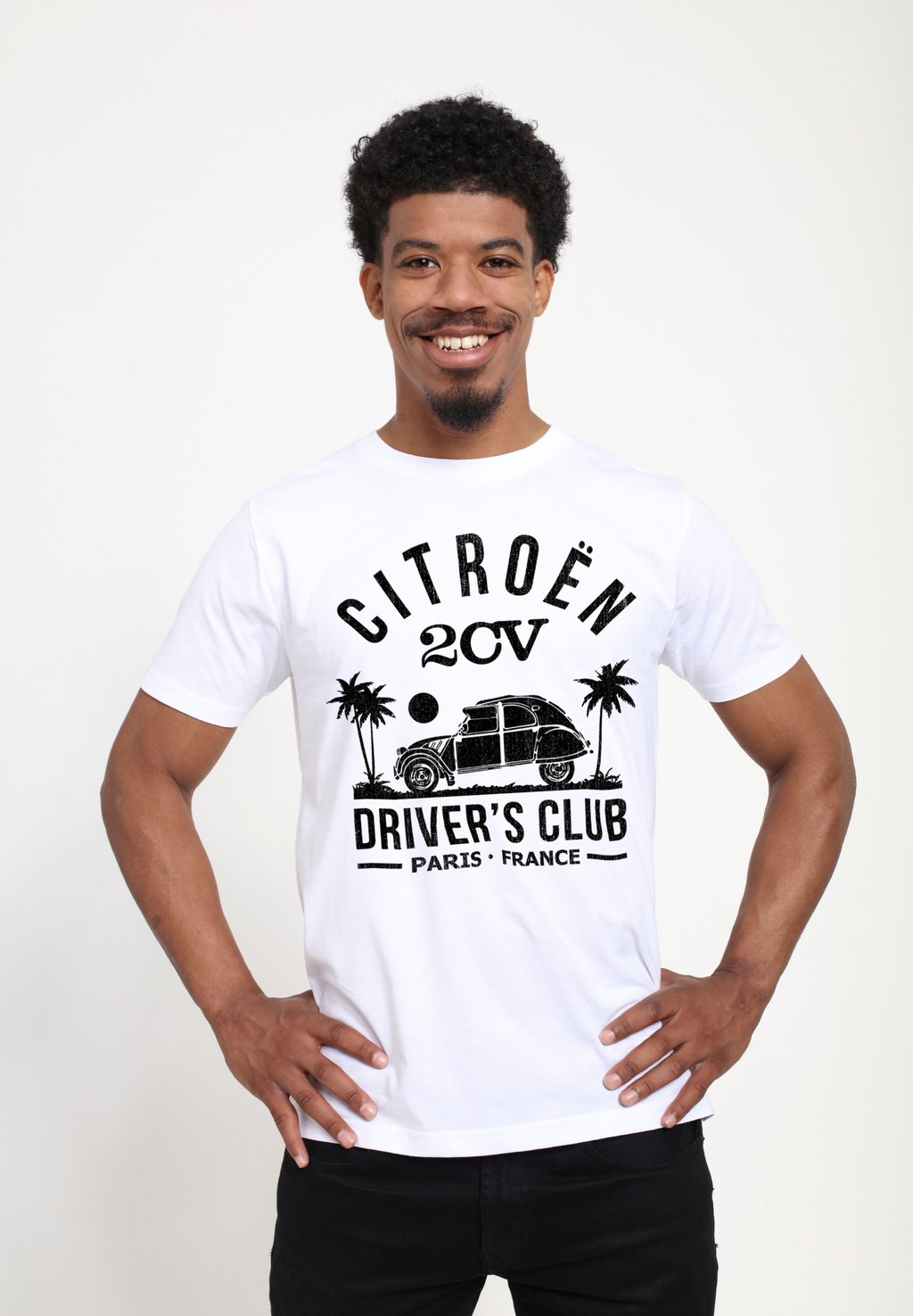 

Футболка с принтом CITROEN 2CV DRIVER S CLUB BEACH Henry Tiger, белый