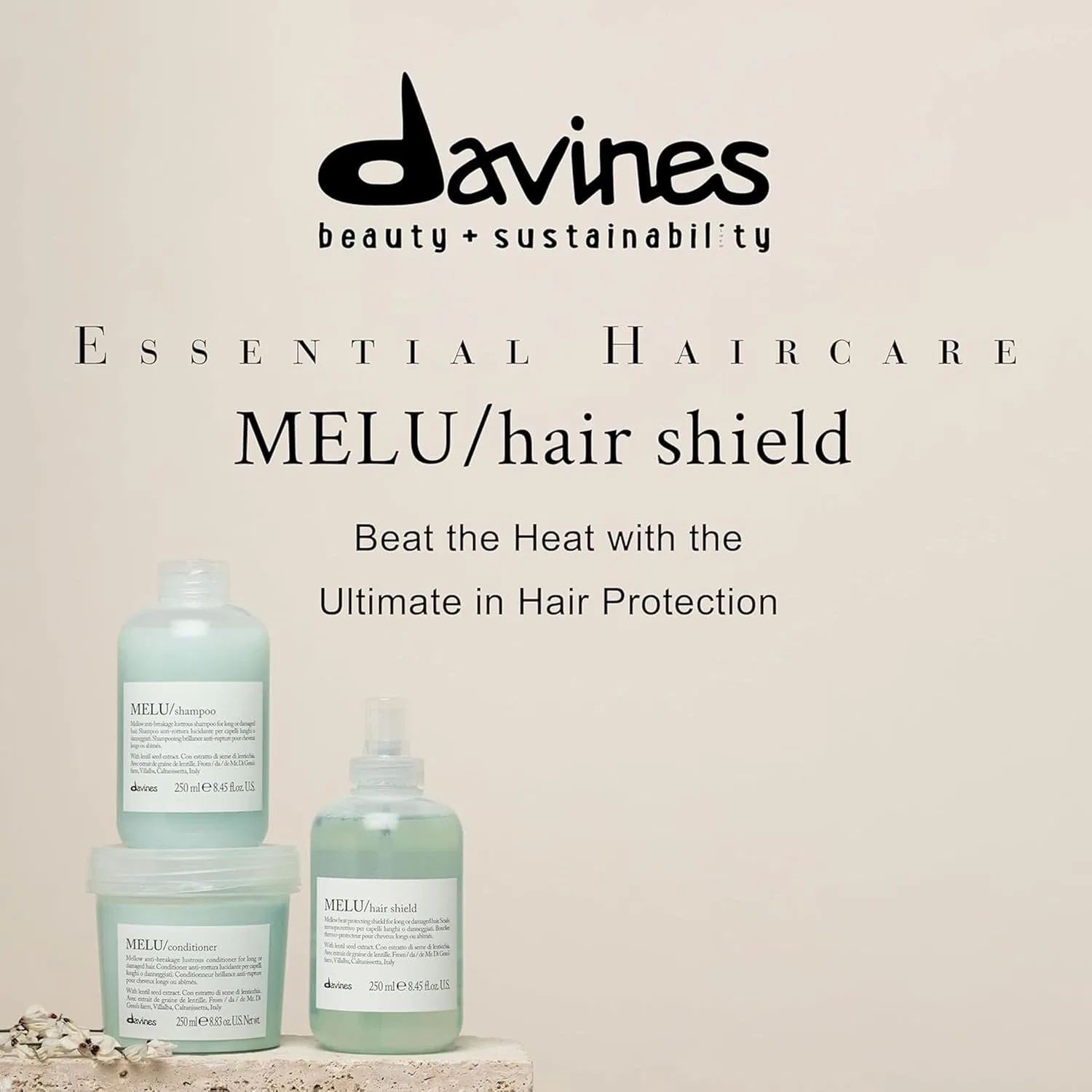 Термозащитный спрей «Melu Hair Shield» для волос от Davines ‎Davines — фото 2