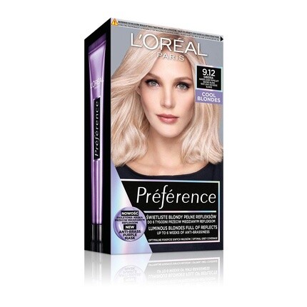 

Краска для волос Лореаль Преферанс Очень Светлый Блонд 9.12 Сибирь, L'Oreal