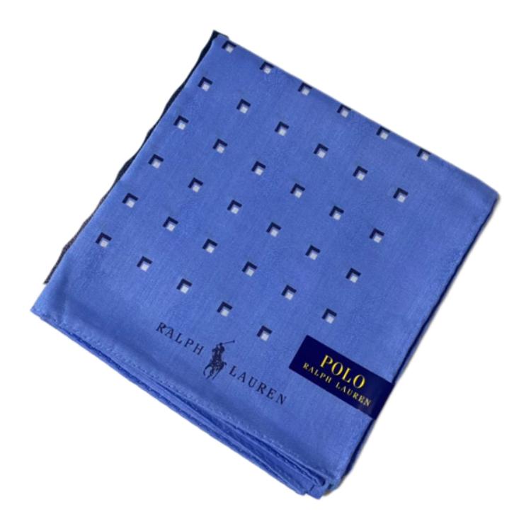 

Polo Ralph Lauren Хлопковый шелковый шарф унисекс синий, Blue