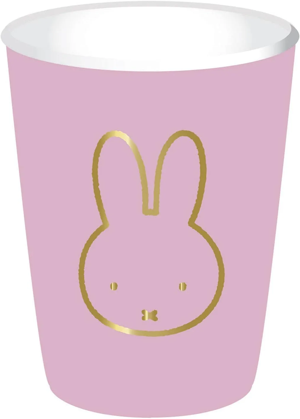 8 чашек * Cute Bunny * для детских дней рождения и вечеринок | 250 мл | картонные праздничные стаканчики бумажные стаканчики детский декор на день рождения кролик пасхальный зайчик Carpeta