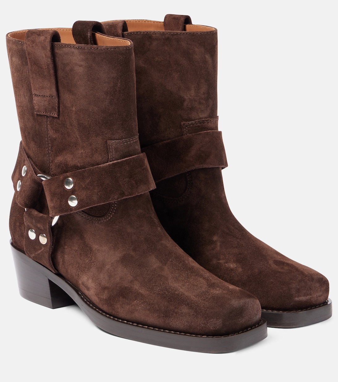 Замшевые байкерские ботинки Roxy 45 Paris Texas, Cioccolato