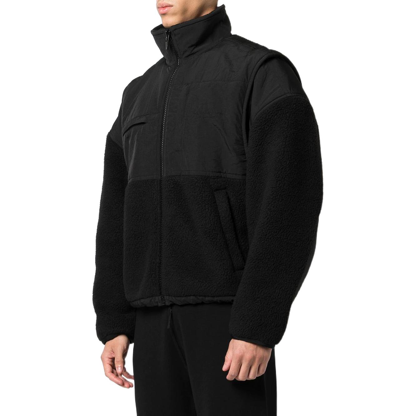 

Оверсайз Флисовая Куртка на Молнии Alexander Wang, Черный