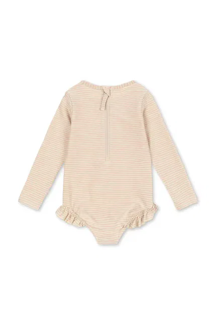 Купальник детский цельнокроеный JADE LS SWIMSUIT Konges Sløjd, бежевый — фото 2