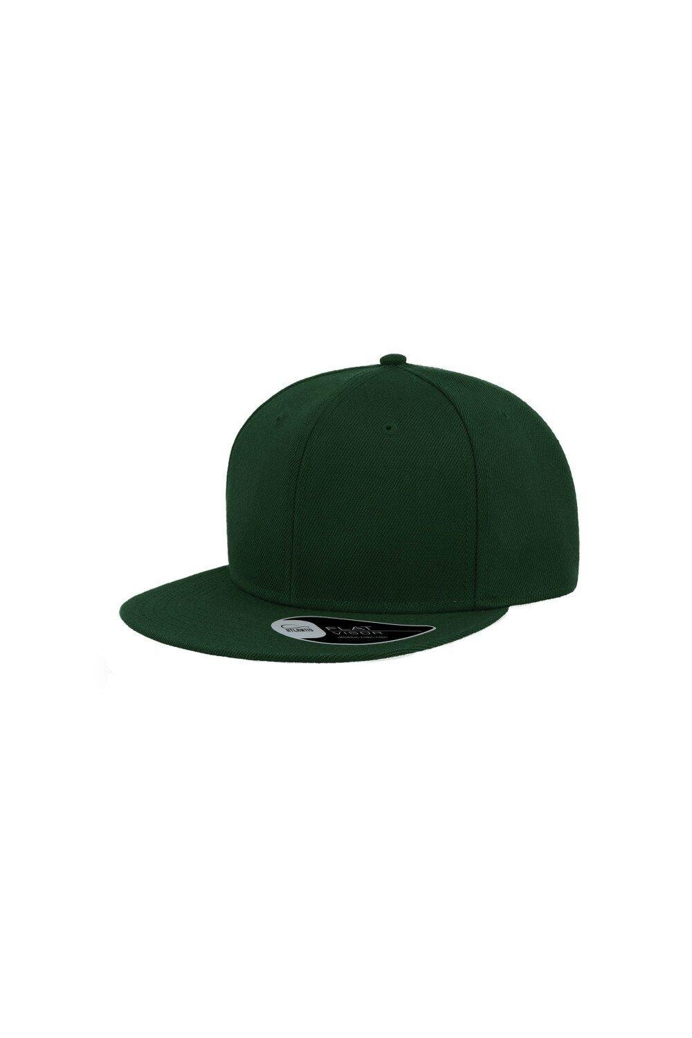 

Кепка с плоским козырьком Snap Back, 6 панелей Atlantis, зеленый