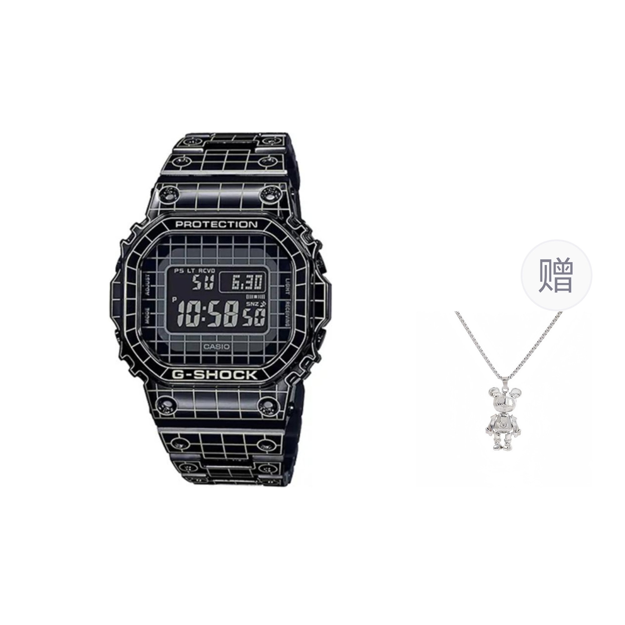 

G-SHOCK Часы G SHOCK Solar Quartz Movement Watch Unisex Black Dial