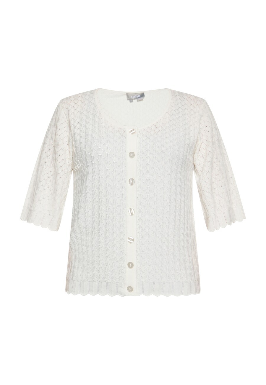 

Вязаный кардиган Usha Knit Cardigan, белый
