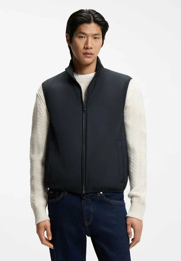 Жилет P hanry vest 261f waistcoat Boss, темно-синий четыре