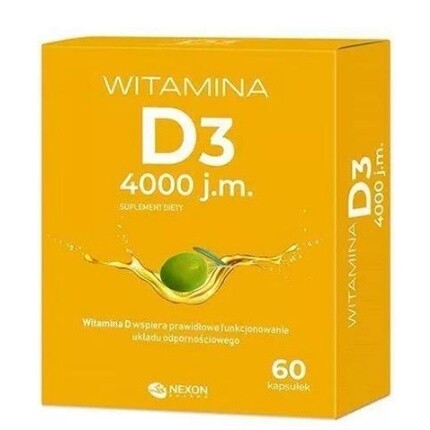 

Ультрасильный витамин D3 - 4000 МЕ, 60 капсул Nexon Pharma
