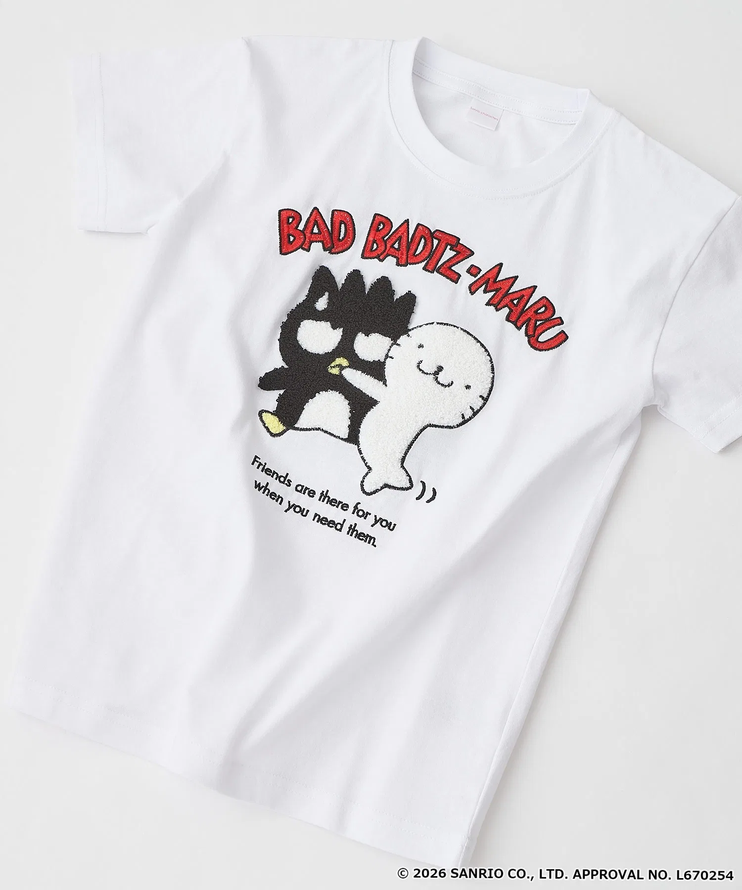 Детская футболка Sanrio с вышивкой 130-160см чёрная — фото 2