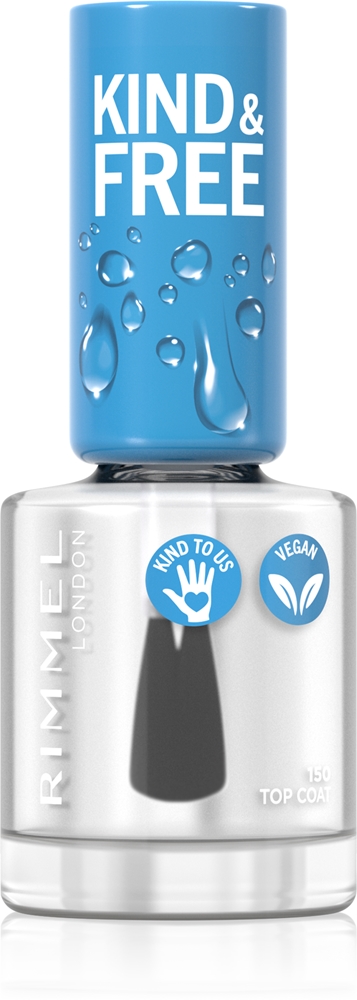 

Добротный верхний слой лака для ногтей Rimmel, atspalvis 150 oxygen wave 8 мл