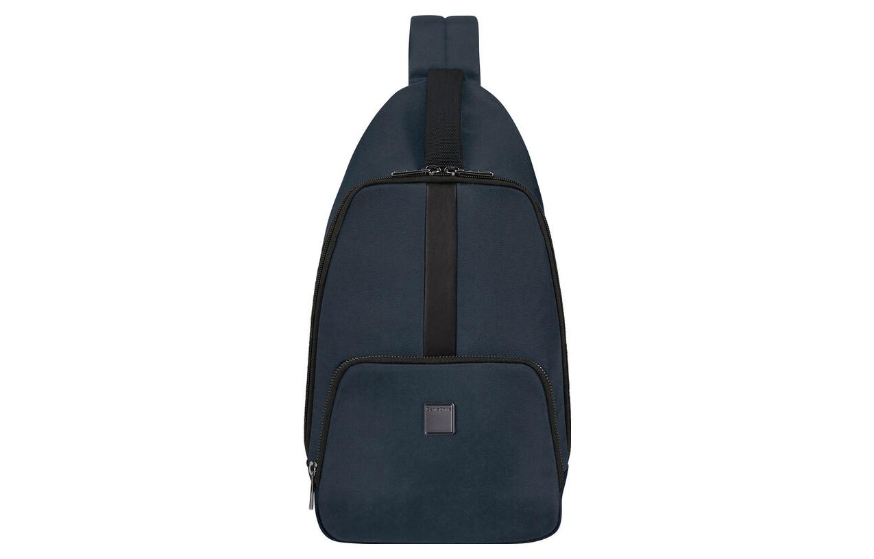 

Samsonite Переработанный полиэстер слинг сумка через плечевая сумка кроссбоди средний мужской синий