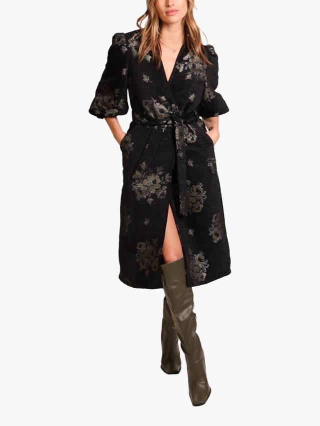 

Пальто Divine Madness в цветочном принте Traffic People, Black