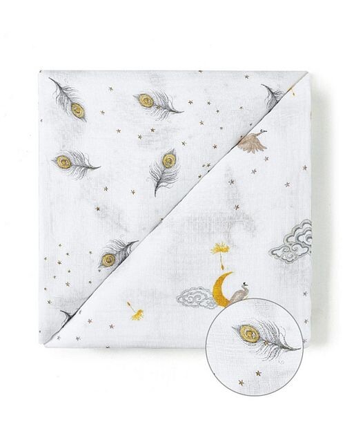 

4-слойное всесезонное уютное одеяло унисекс Malabar Baby, цвет Gray