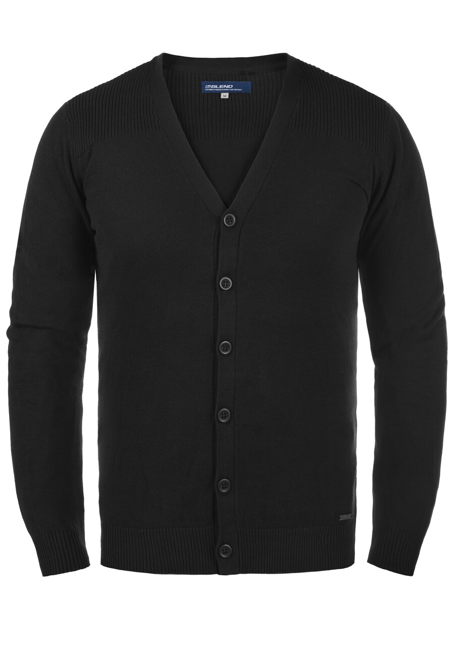 

Вязаный кардиган BLEND Knit Cardigan Caden, черный