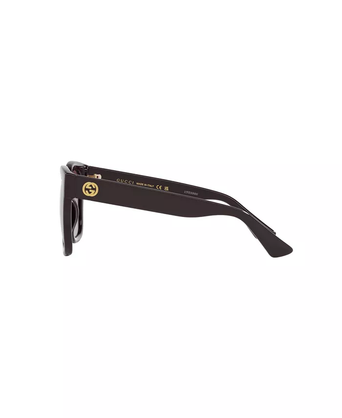 Женские прямоугольные солнцезащитные очки, GG1338S GC002015 Gucci, красный — фото 3