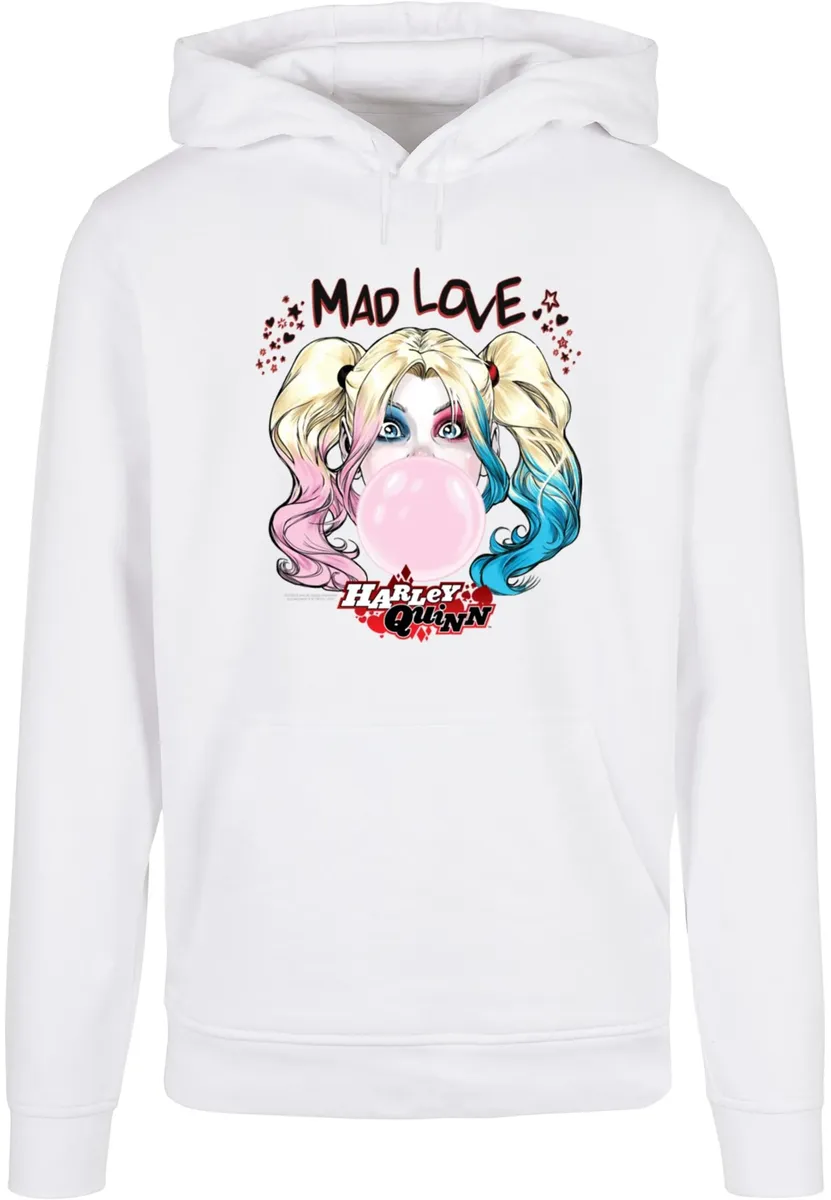 

Толстовка ABSOLUTE CULT с капюшоном "ABSOLUTE CULT Мужская Бэтмен - Harley Quinn Mad Love Basic Hoody", белый
