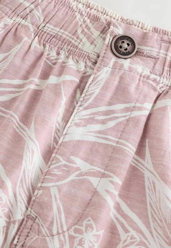 Шорты Next, Leaf Print Pink — фото 2