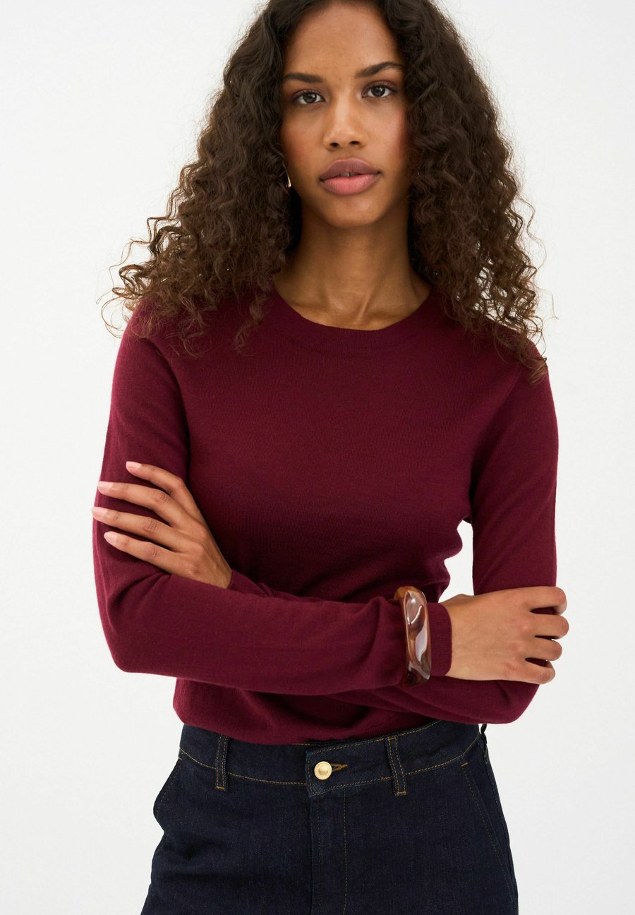 

Топ Ivy Copenhagen Long sleeved top, Burgundy/Bordeaux