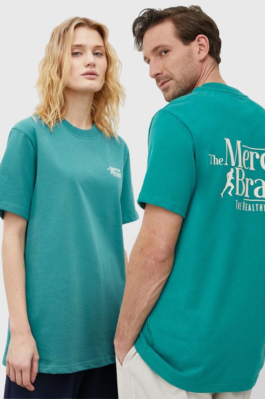 

Хлопковая футболка The Mercer Brand, зеленый