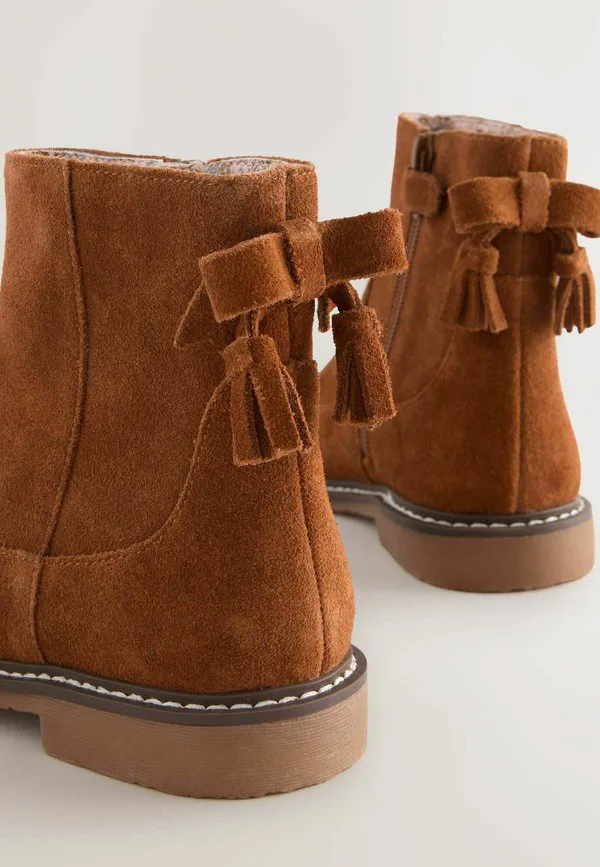 Классические водоотталкивающие ботильоны стандартного кроя Next, Tan Brown — фото 4
