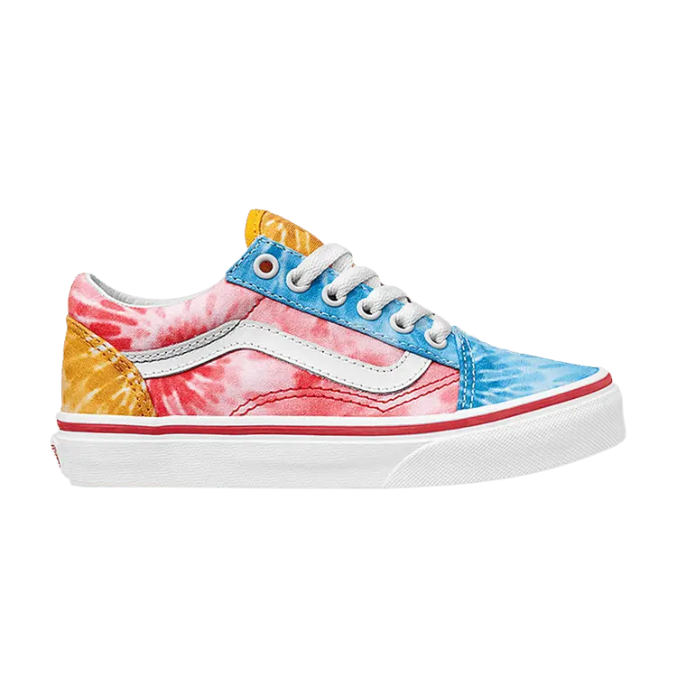 

Кроссовки Vans Old Skool Kids 'Tie-Dye Block', разноцветный