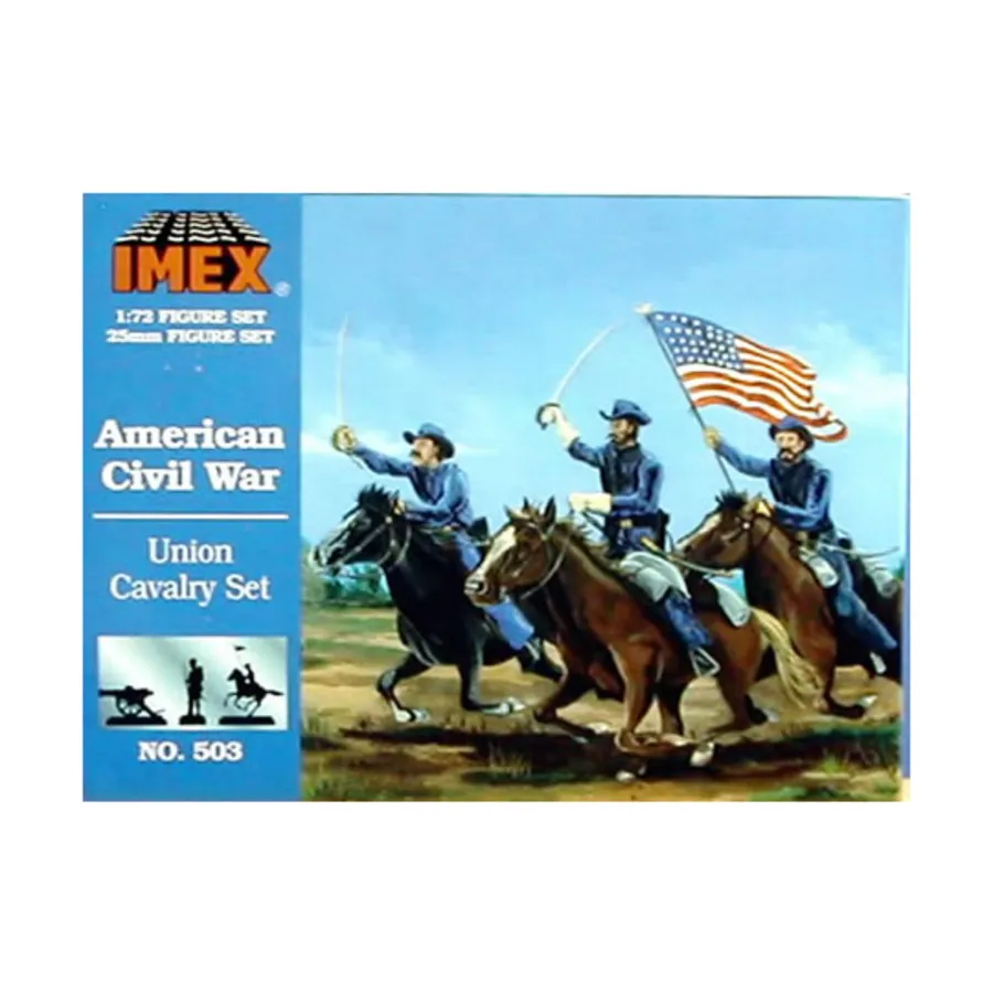 

Кавалерийский комплект Союза, American Civil War Miniatures (1:72) (Imex Model Company)