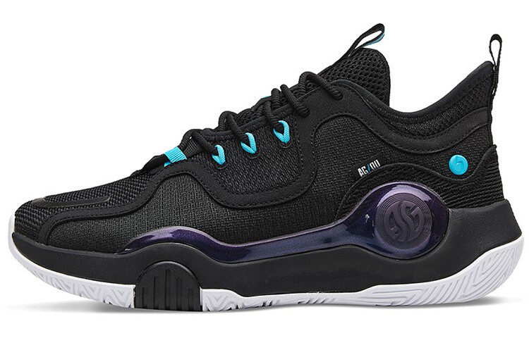 

Баскетбольные кроссовки Ag Volley Basketball Shoes Men Low-Top Black/Blue 361°