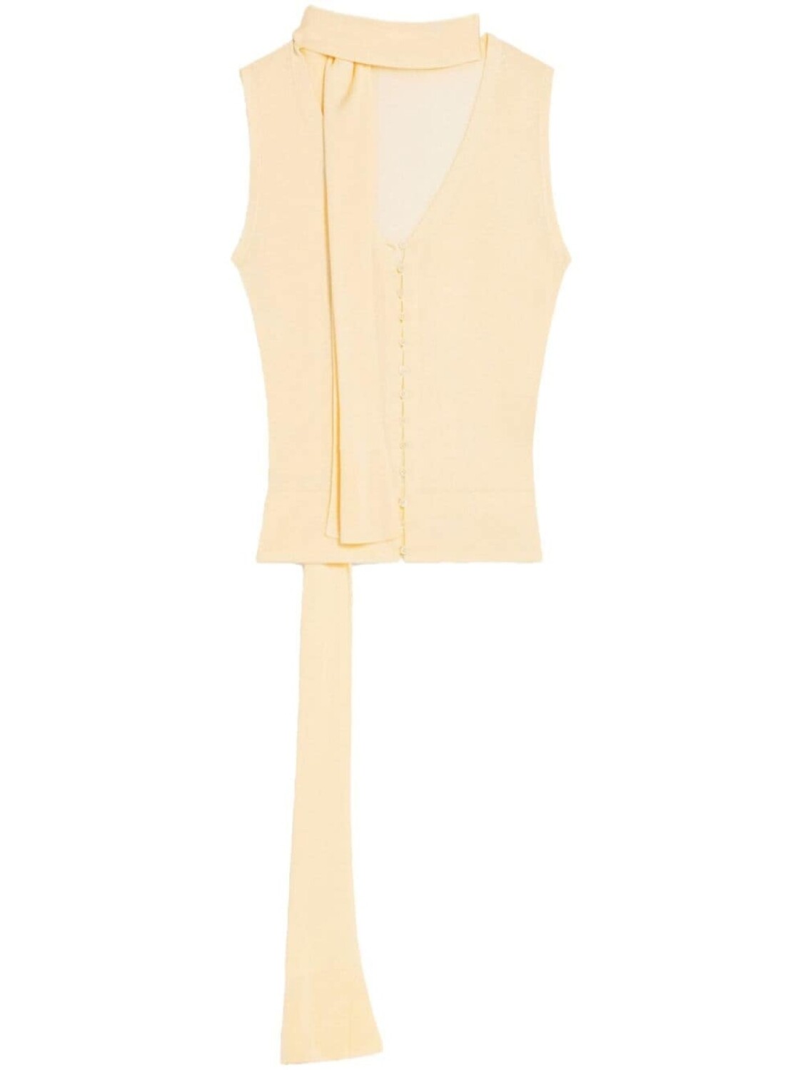 

Jacquemus топ Le Haut Maestra без рукавов, желтый