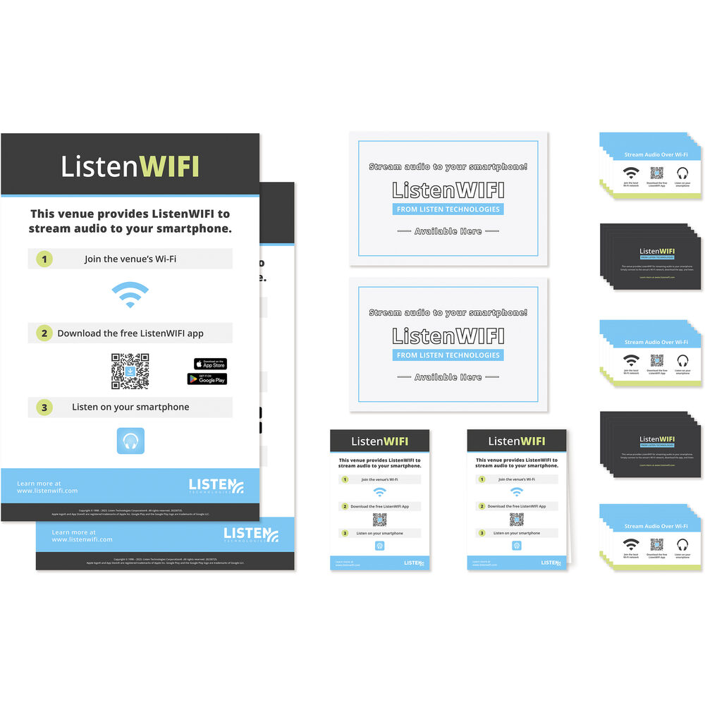 

Listen Technologies ListenWIFI Venue Awareness Kit LW-203