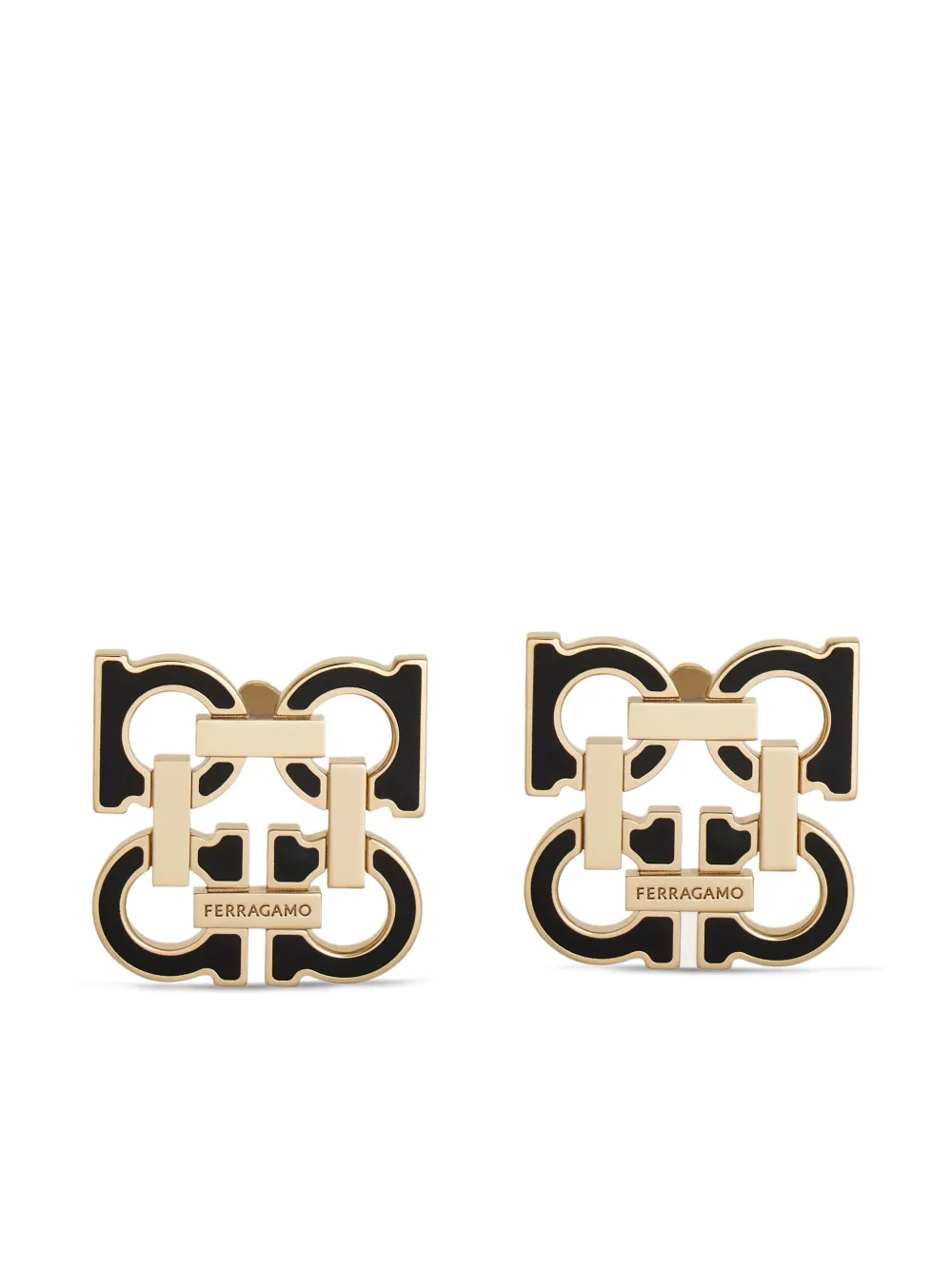 

Серьги Four Gancini Ferragamo, золотой
