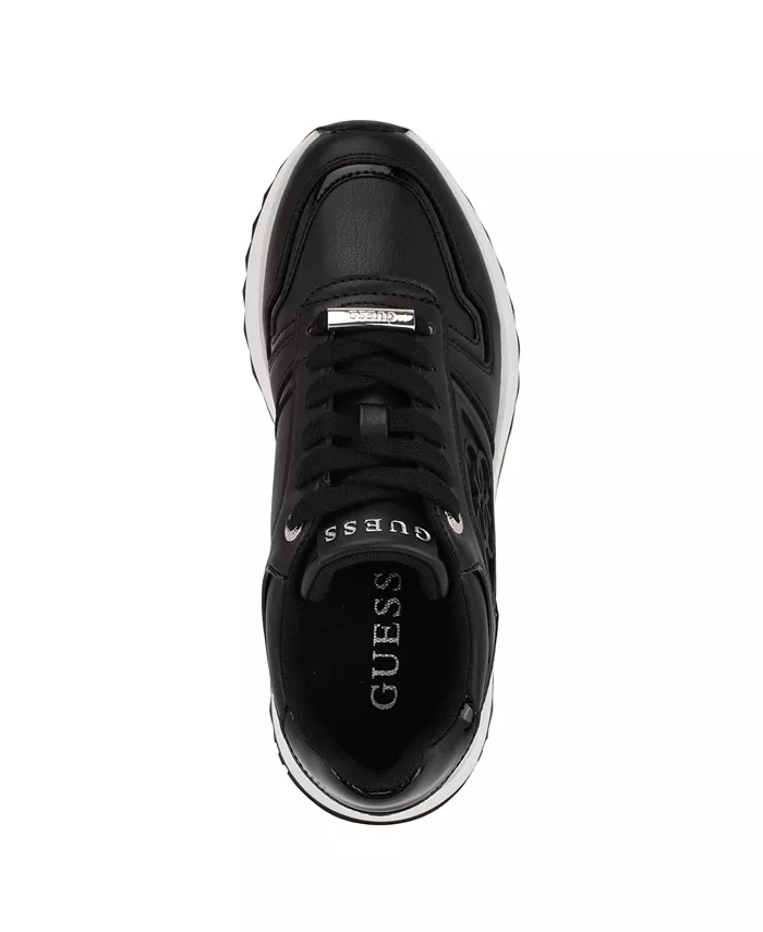 Женские кроссовки Koyaa Quattro G Logo Retro Jogger GUESS, черный — фото 4