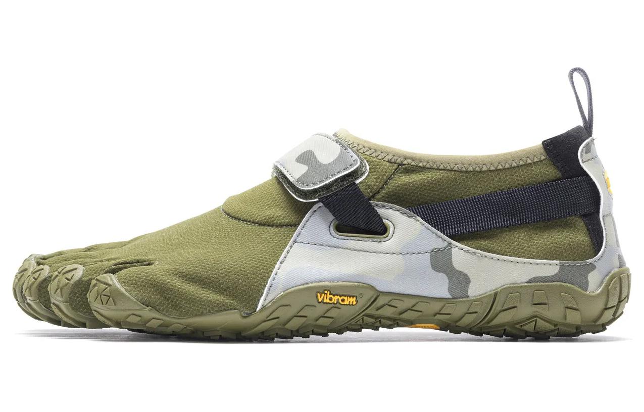 

Vibram Амортизирующие износостойкие низкие кроссовки для тренировок, мужские, зеленые, черные