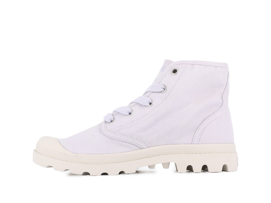 Ботильоны на шнуровке Palladium Pampa, цвет Purple/Pastel purple — фото 4