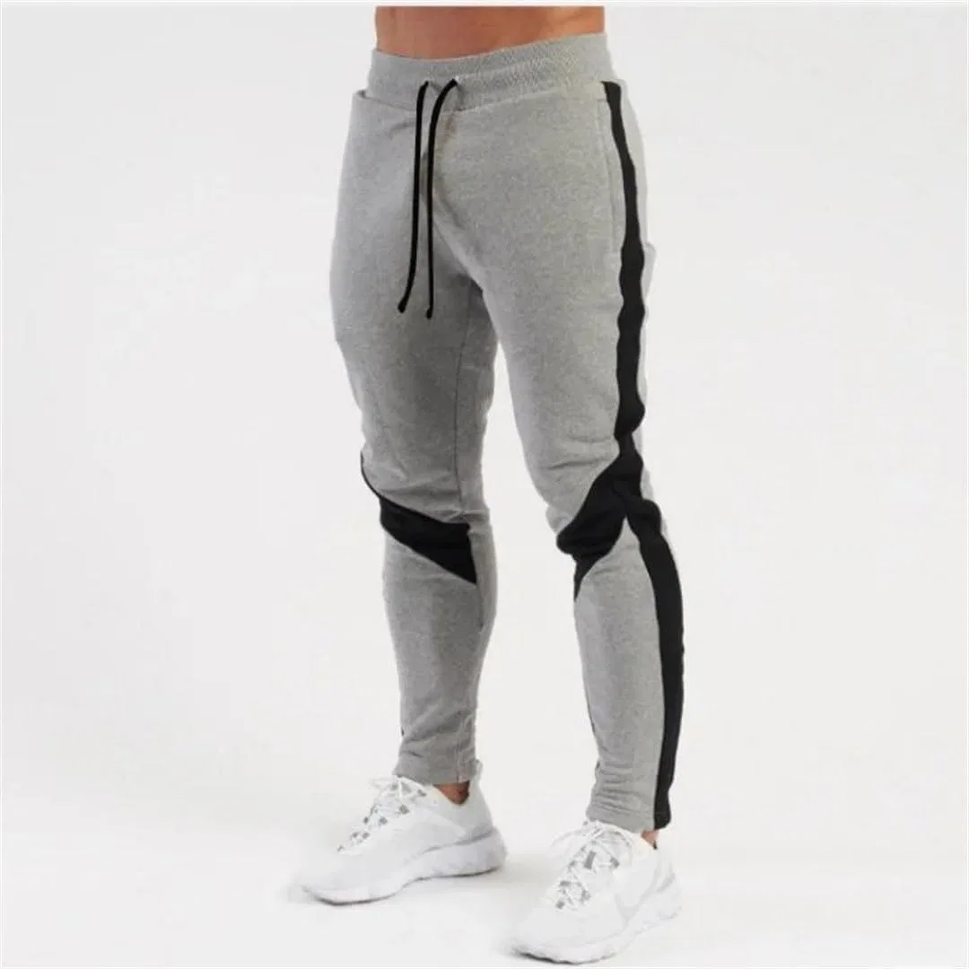 Мужские спортивные брюки Casual с медленным многослойным карманом и дизайном со вставками Generic, Picture Color2 — фото 2
