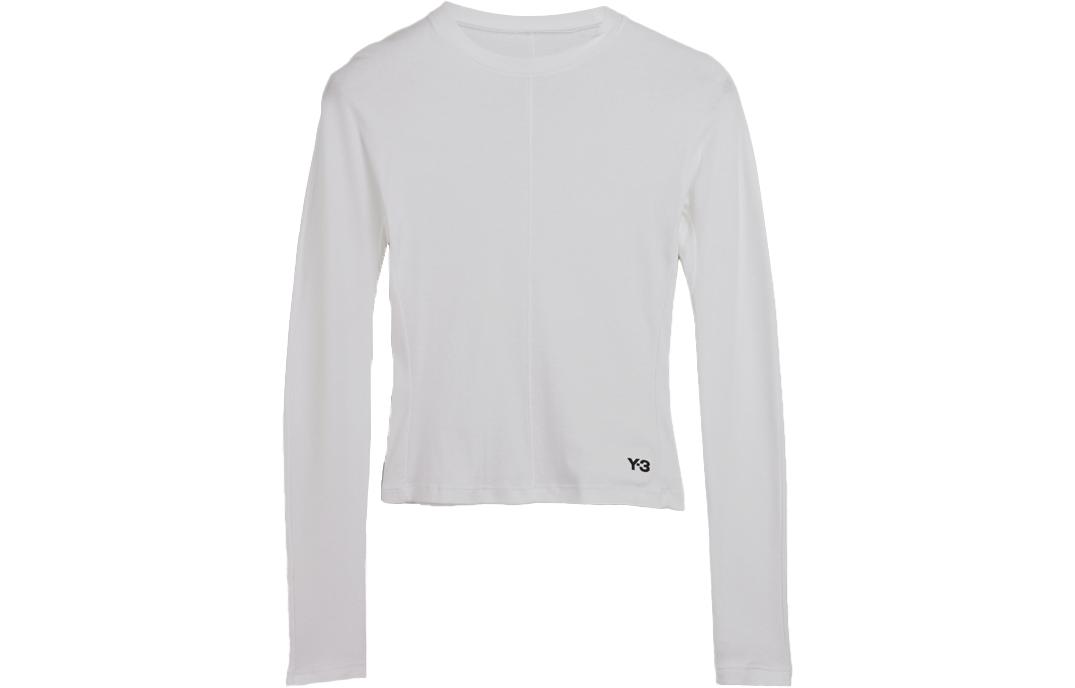 

Футболка Y 3 с логотипом из органического хлопка Y-3, белый