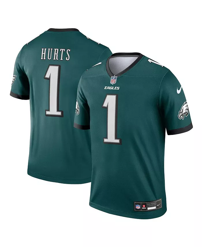

Мужская футболка Jalen Hurts Philadelphia Eagles Legend Nike, зеленый