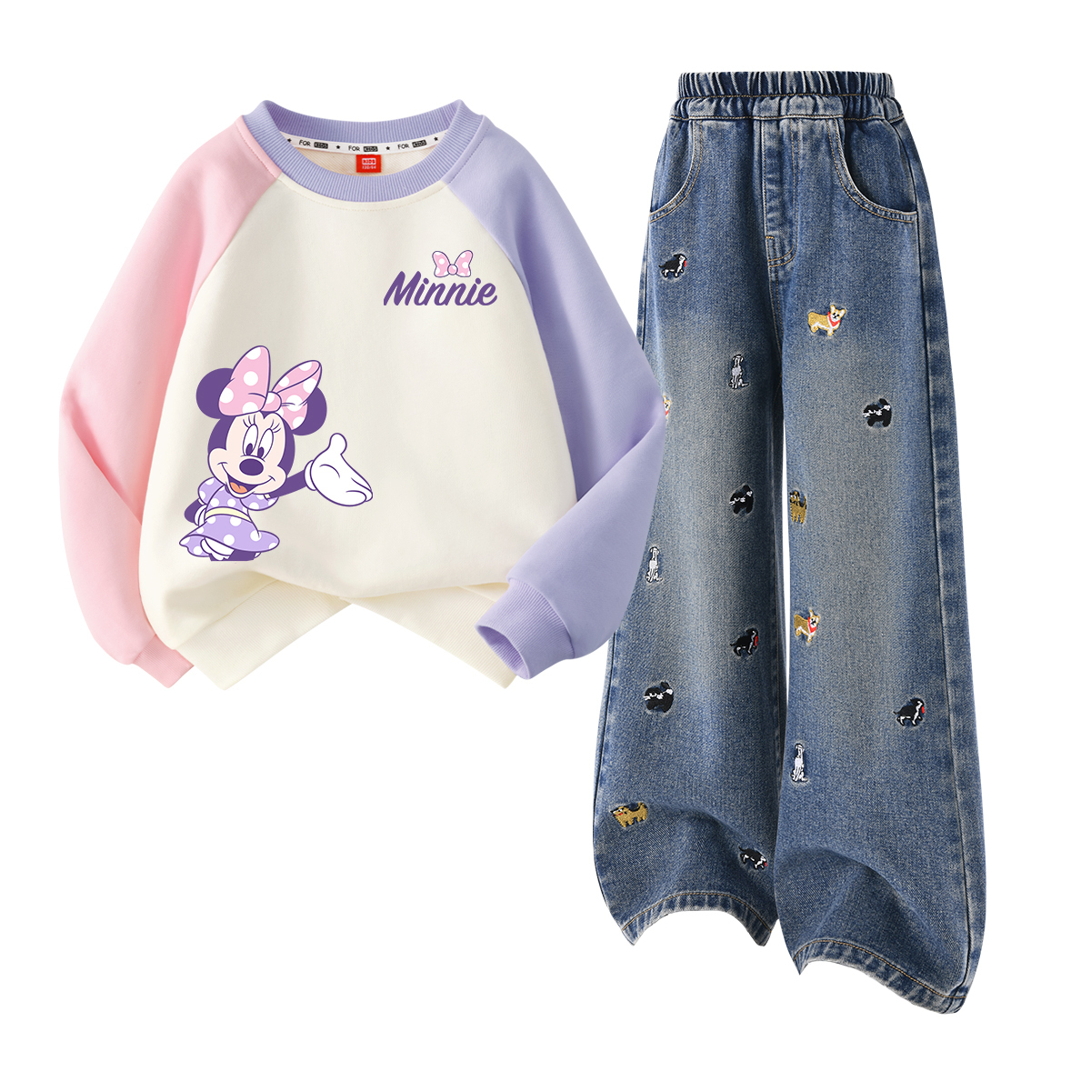 

Детская повседневная спортивная одежда Disney, фиолетовый