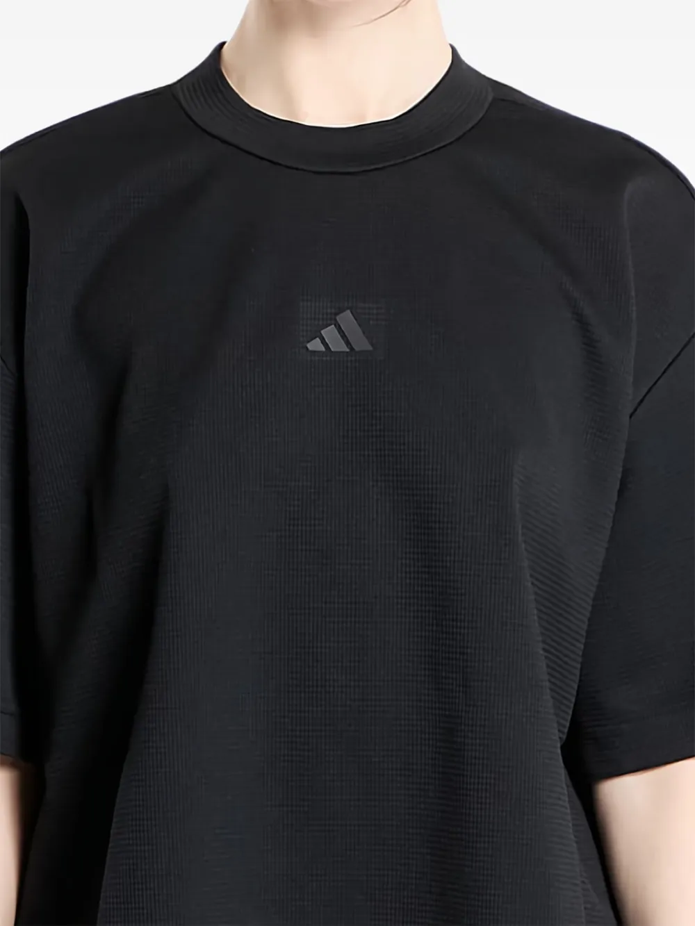 Футболка Yoga Motion Waffle Adidas, черный — фото 3