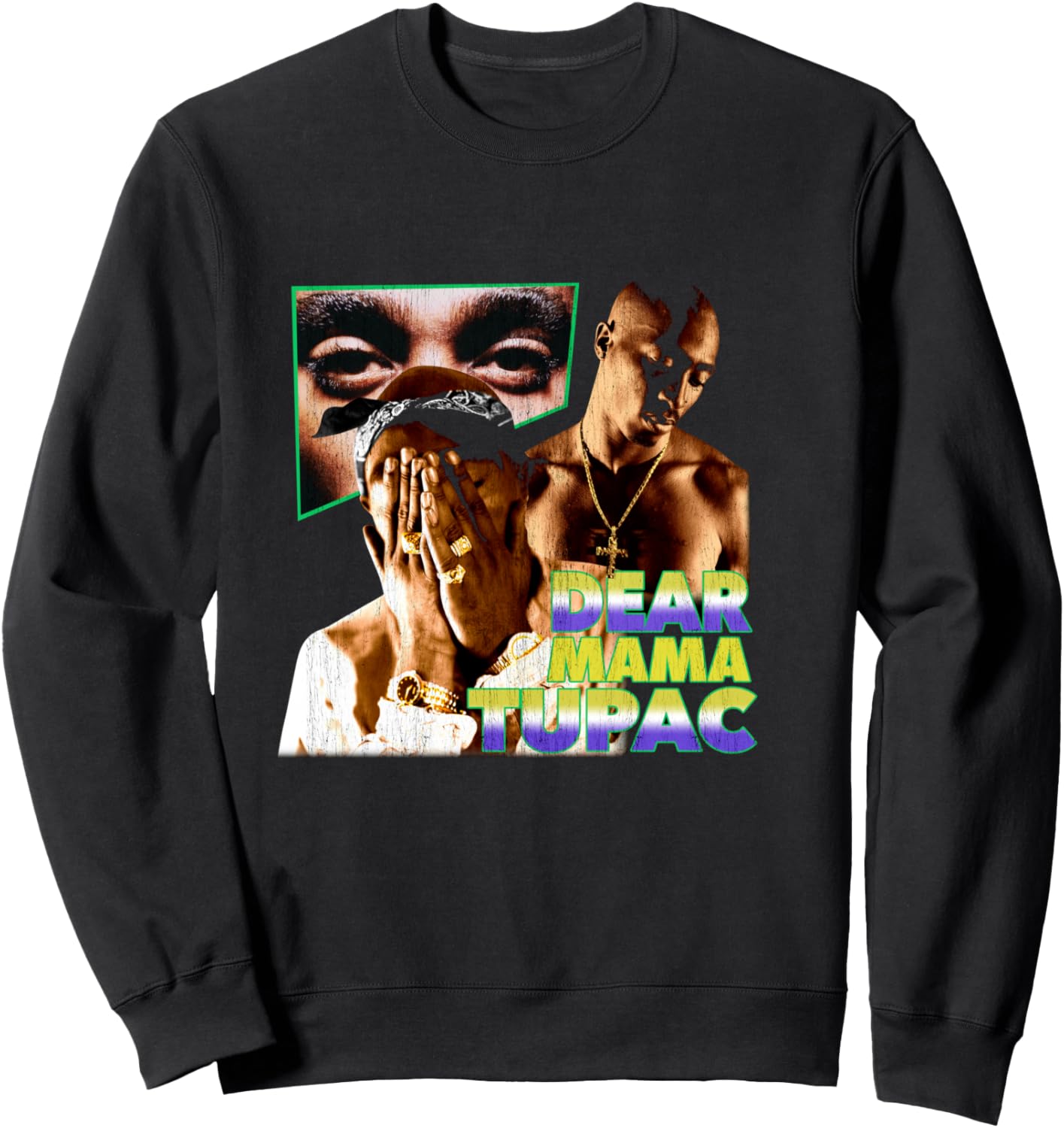 

Официальная толстовка с фотографией Тупака Дорогая мама, черная Tupac Shakur, Черный, Официальная толстовка с фотографией Тупака Дорогая мама, черная Tupac Shakur