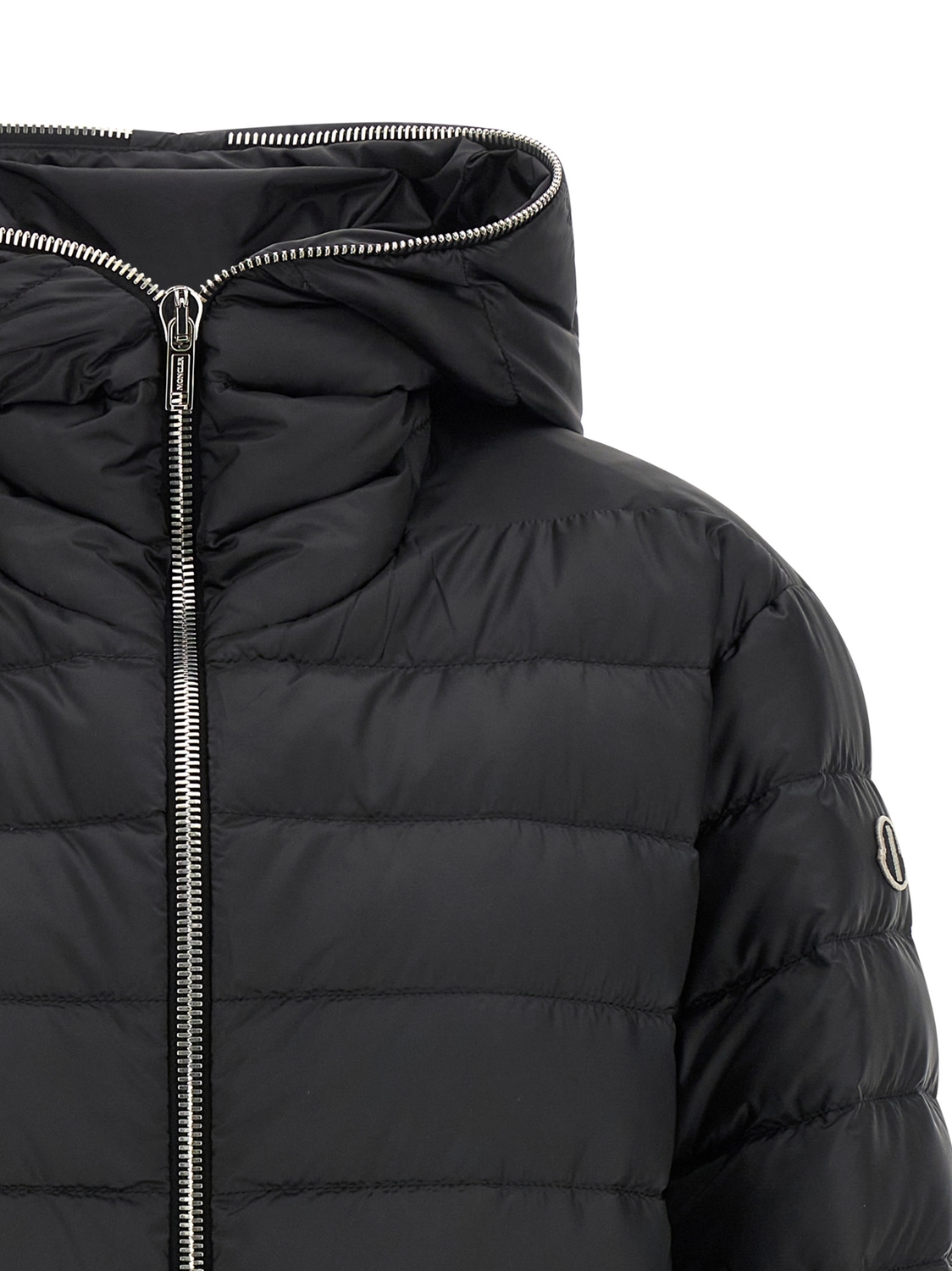 Пуховик Moncler + Rick Owens «Ziplock», черный — фото 3