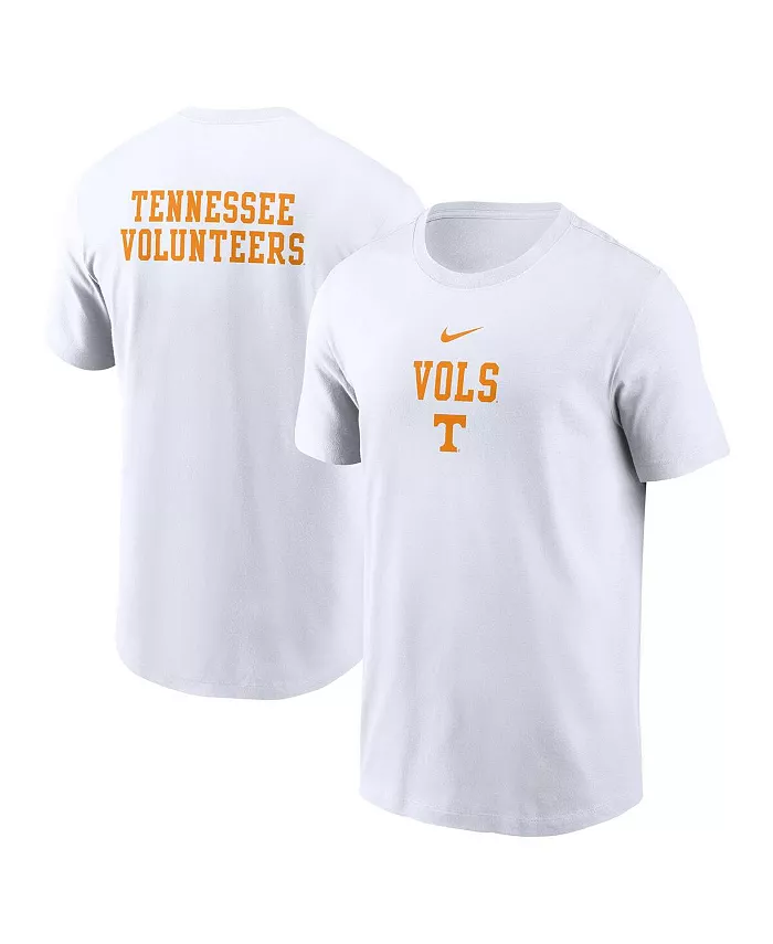 

Мужская белая футболка Tennessee Volunteers 2-Hit Stacked Nike