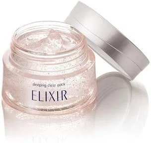 Маска-гель для лица Elixir Shiseido отбеливающая спящая 105 г
