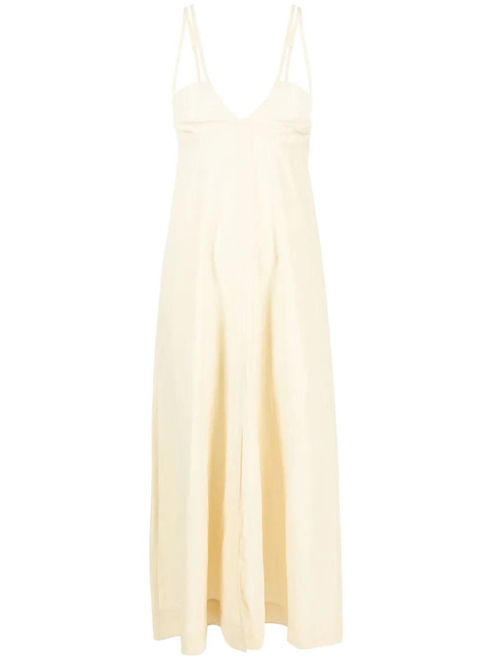 

Платье макси SASHA из смесового льна Aeron, нейтральный