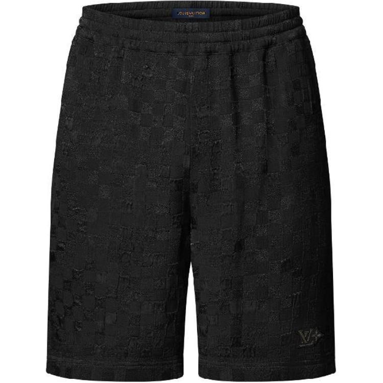 

Графические жаккардовые шорты Fluid LOUIS VUITTON, черный