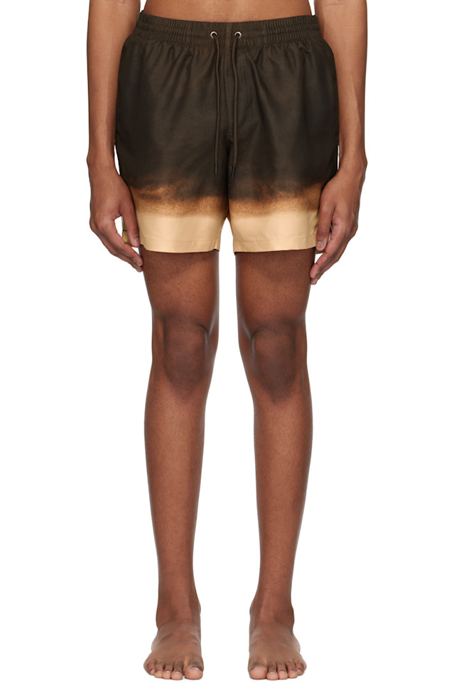 

Печатные плавки для плавания Dries Van Noten, коричневый