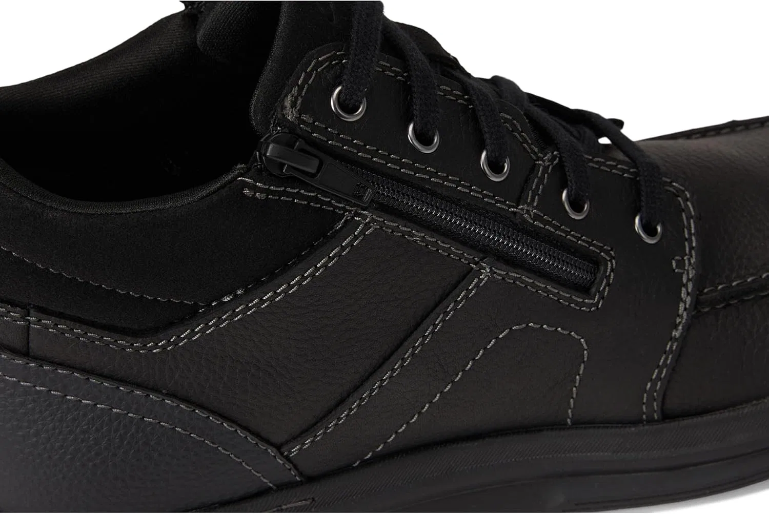 Ботинки Clarks Craftwell средней длины, Black Milled Leather — фото 2