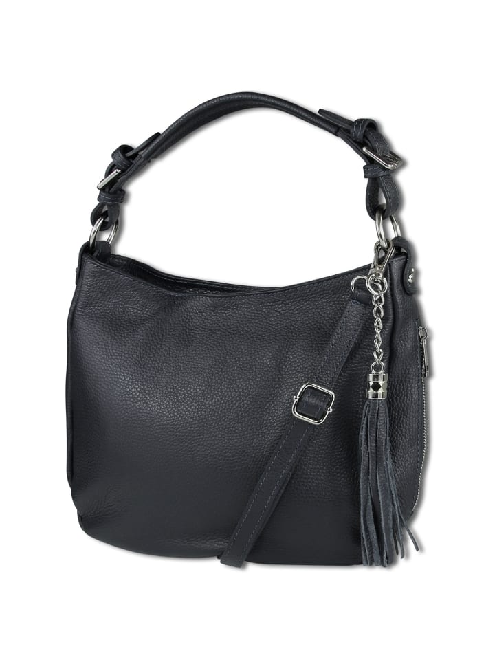 

Наплечная сумка Toscanto Schultertasche, Shopper Leder schwarz ca. 30cm