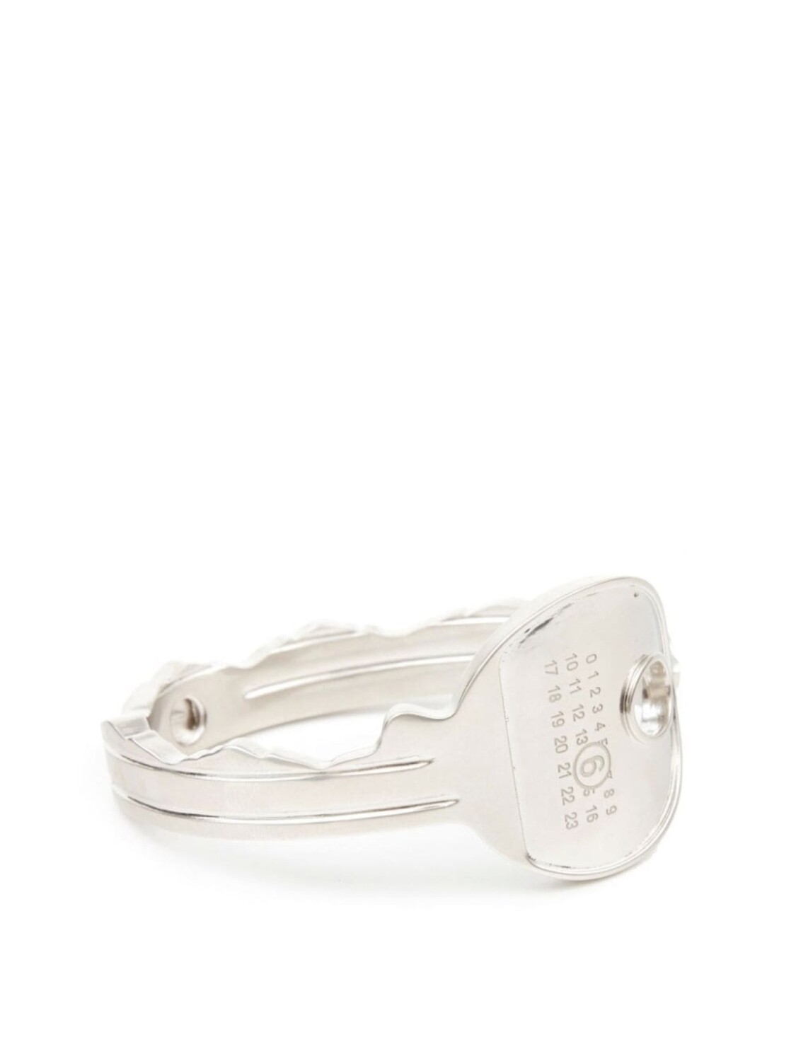 

Браслет с логотипом MM6 Maison Margiela, серебряный