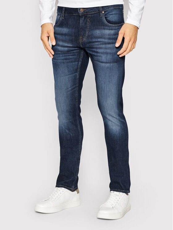 

Джинсы скинни Guess, синий